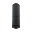 CIL INTERIOR PLAFONIERA 1xGU10 ROTUNDA DxH:59.5x197mm NEAGRA VT