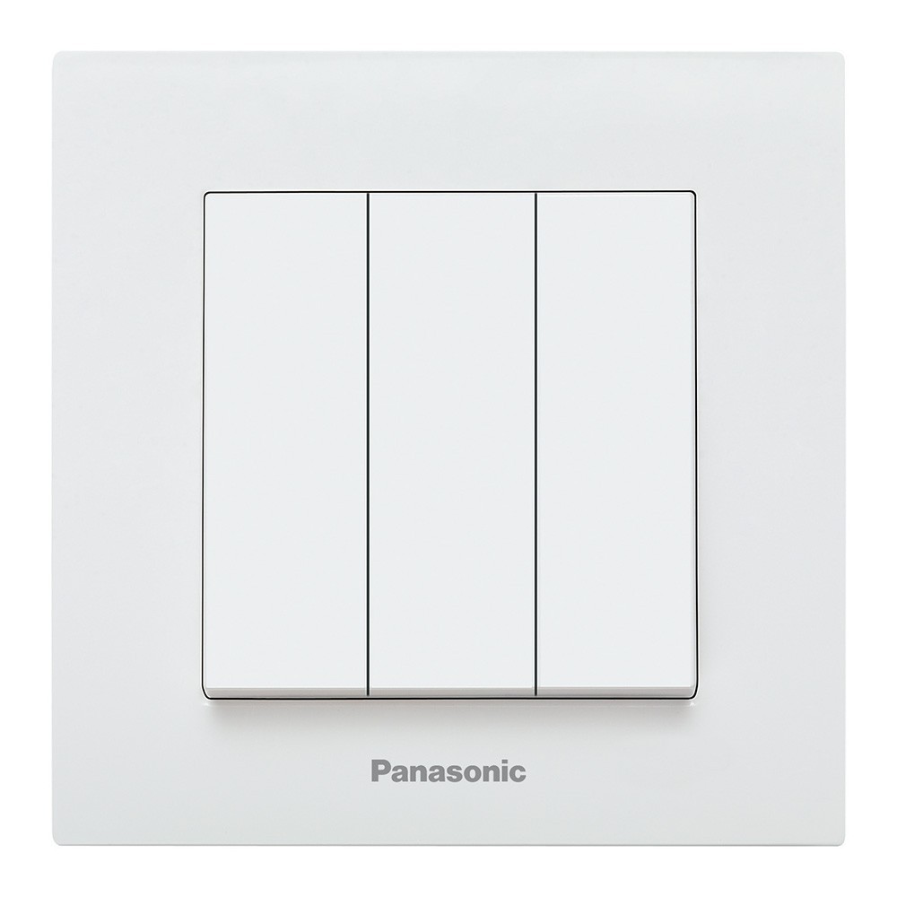 SV INTR.TRIPLU ST IP20 KARRE PLUS PANASONIC ALB P-KP3