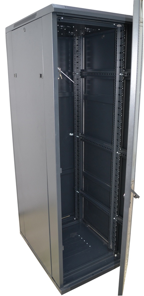 VDI RACK 37U/600x1000 ECHIPAT CU 4 VENTILATOARE 220V 19'' H=175cm