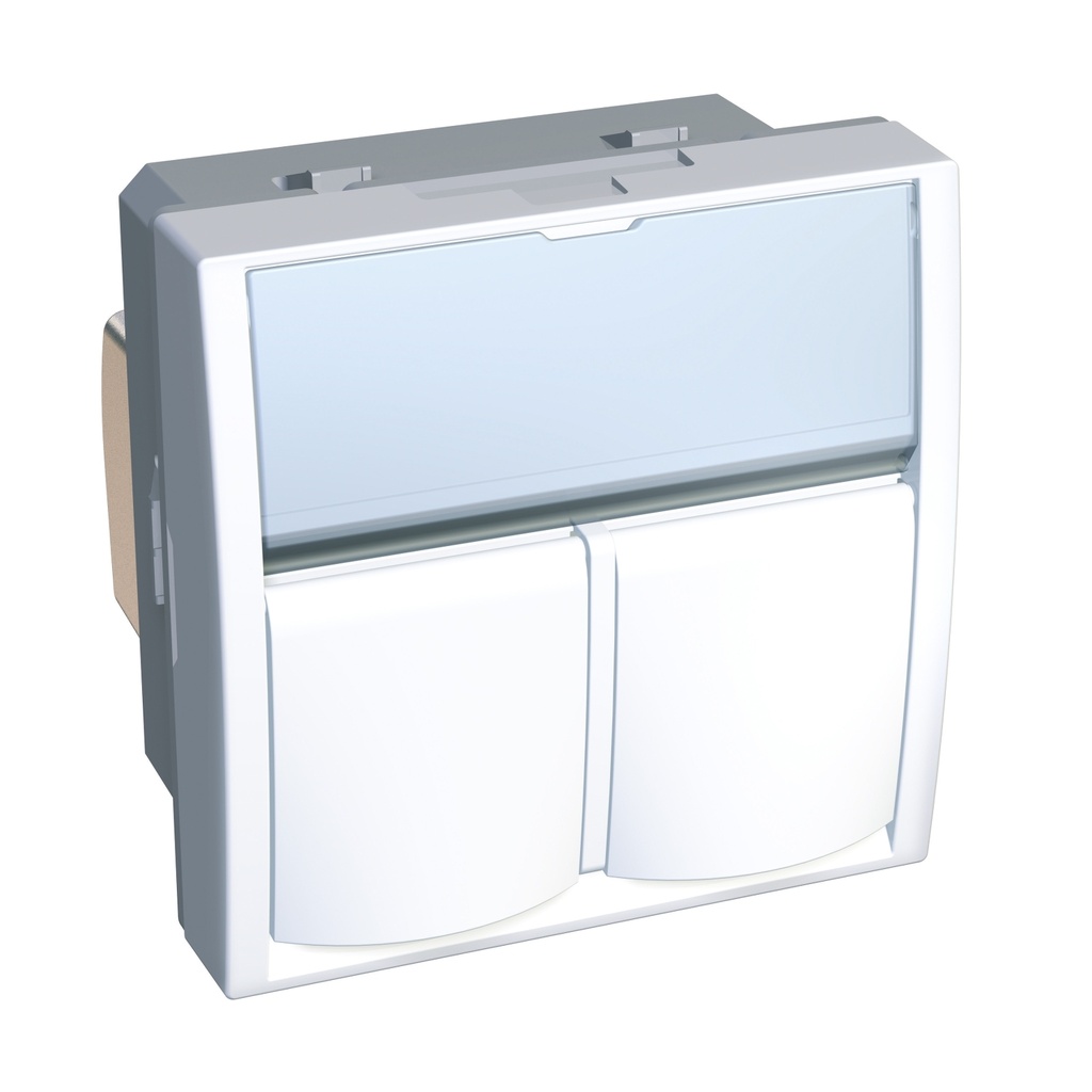 SCH ALTIRA PRIZA DUBLA RJ45 STP CAT6 ALB44356N