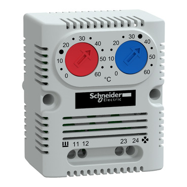 SCH TERMOSTAT DUBLU 250V 0...60°C - 1NO/NC-°C NSYCCOTHD