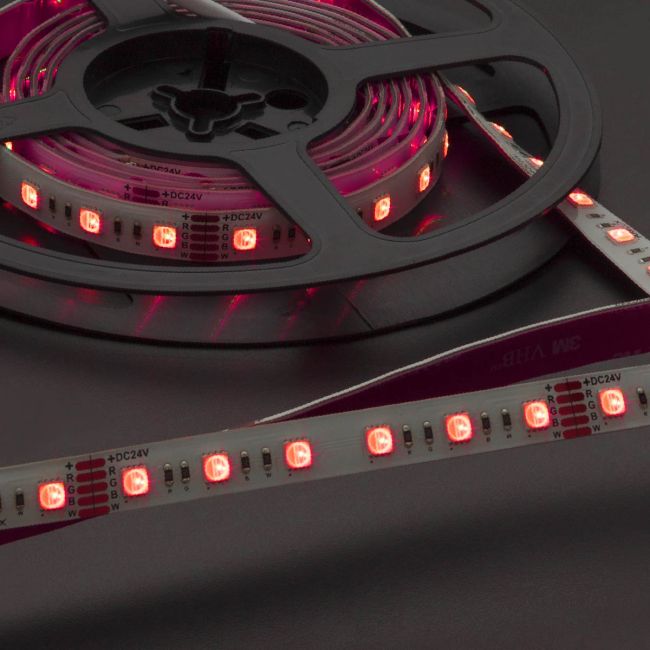 ARX LED BANDA 24V IP20 RGB+3000K 14,4W XSTRIP (5m/rola)