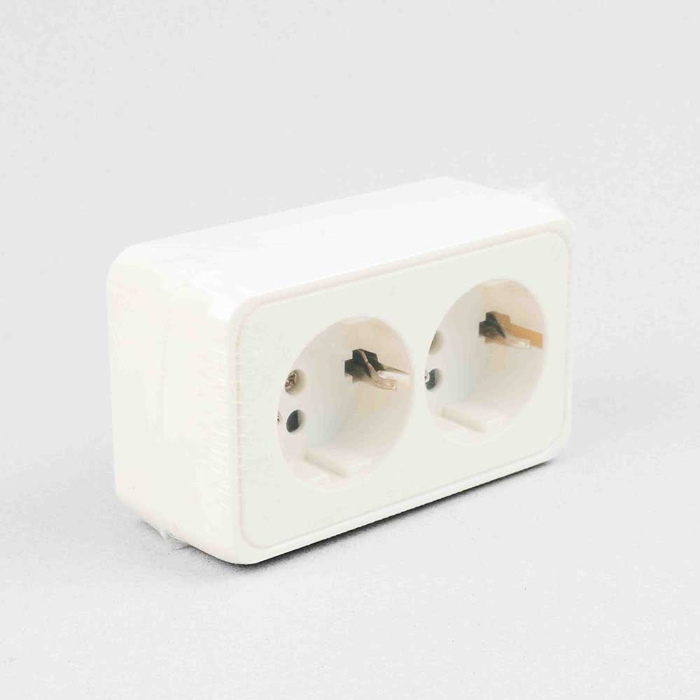 HZ SLIM PRIZA DUBLA PT CP IP20 65421