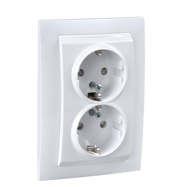 SCHU PRIZA DUBLA ST CP ALB MGU23.067.18D