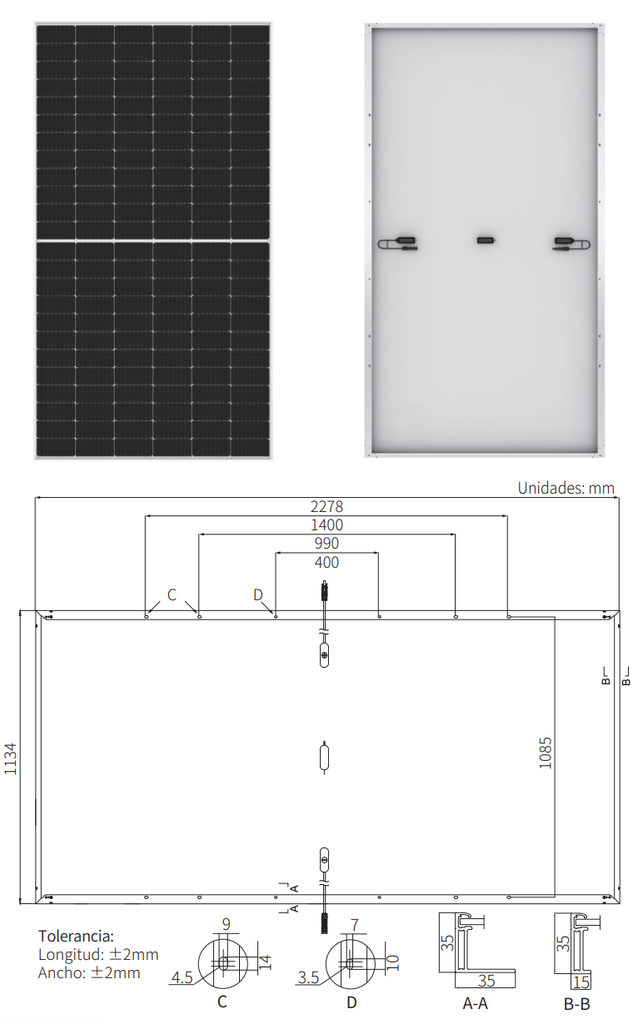 SOLAR - PANOU FOTOVOLTAIC 540W LR5-72HPH-540M