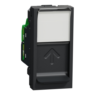 NU ANTRACIT 1M PRIZA RJ45 CAT6A FTP NU344854