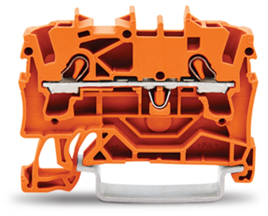 WAGO CLEMA TRECERE 2.5 EXeII PORTOCALIU 2002-1202