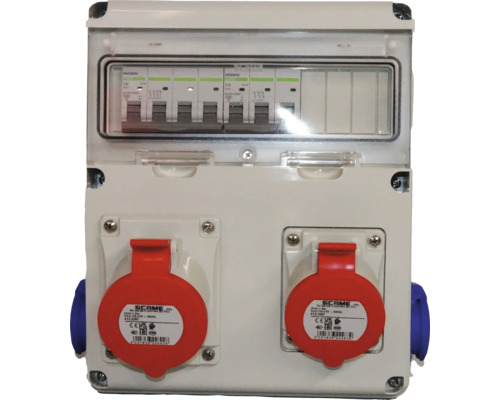 SCAME ORGANIZARE SANTIER 1X5P 16A + 2 X 220V 633.RO0071 (1P 16A + 3P 16A)
