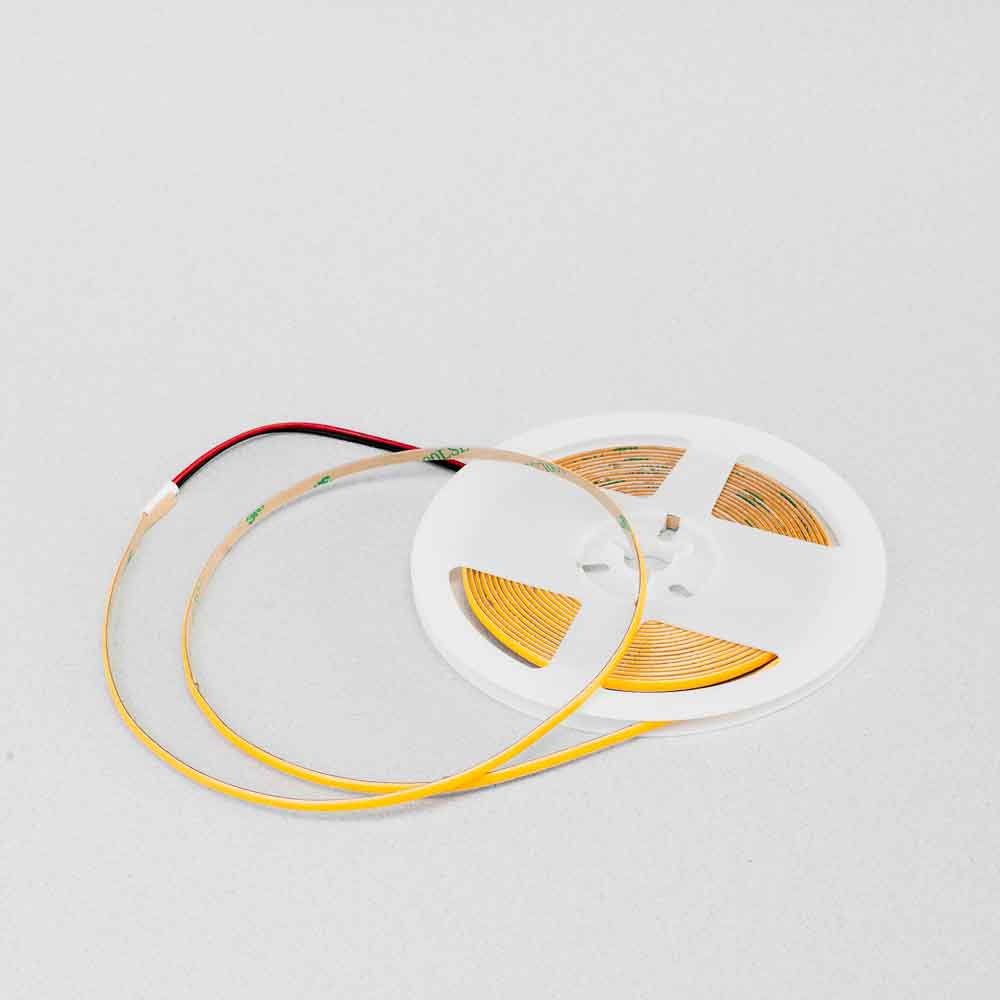 FT LED STRIP 24VDC COB 9W/M 4000K 400LED/M IP65 4MM 5M 5ANI