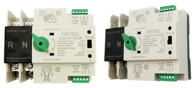 ATS TOQ5-100/2PV Manager de retea 2P/100A/monofazic (panouri solare - retea)