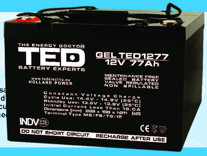 ACUMULATOR STATIONAR ETANS 12V 7.05Ah AGM VRLA GEL