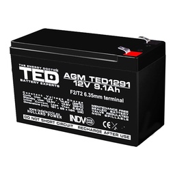 [ACUM12V9.1] ACUMULATOR STATIONAR ETANS 12V 9.1Ah