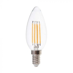 [217424] BEC LED FILAMENT E14 4000K 6W LUMANARE CLAR VT