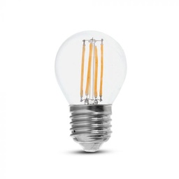 [2842 VT-2366] BEC LED FILAMENT E27 2700K 6W 600 lm G45 CLAR VT