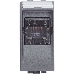 [L4261AT5] BTC LIVING LIGHT ANTRACIT 1M PRIZA RJ45 CAT.5E L4261AT5