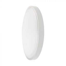 [7619] CIL PLAFONIERA IP44 4000K 24W 2400 lm ROTUNDA D:295x55mm ALBA