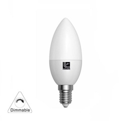 [06-73269/CALD] DAB BEC LED E14 LUMANARE 6W DIMABIL L.CALD  06-73269/CALD