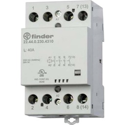[224402304310] FIN CONTACTOR 40A 4P 230V 4NO 224402304310