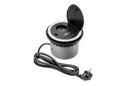 [AE-BPW1S2UCH-80] GTV PRIZA BLAT 2xUSB 2A, 1x SCHUKO AE-BPW1S2UCH-80