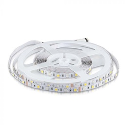 [212159 VT-5050] LED BANDA 12V IP20 RGB+6400K 8W 357 lm/m (5ml/rola)