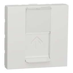 [NU341118] NEW UNICA 2M PRIZA RJ45, CAT5 UTP ALB NU341118