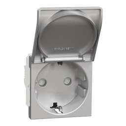 [NU303730TA] NU ALU 2M PRIZA 2P+E 16A, OBT. CU CAPAC NU303730TA