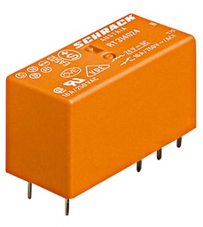 [RT424024] SCHRACK RELEU SERIA RT 8A, 24VDC, 2CC PINI LA 5MM