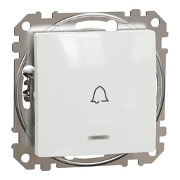 [SDD111131L] SEDNA DESIGN INTRERUPATOR SONERIE LED ALBAS. SI SIMBOL 10A ALB SDD111131L