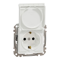 [SDD111023] SEDNA DESIGN PRIZA 2P+E IP20 CU CAPAC ALB SDD111023