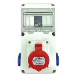 [633.RO0001] SCAME ORGANIZARE SANTIER 2 x SCHUKO + 32A 5P 633.RO0001