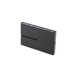 [STMRS21UWW SP BK] ARX XTRIM S ADJ. LINEAR LIGHT FITTING 5.3W 48V DC 2700K CRI.90 150mm IP20 UGR<16 BK