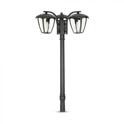 [7063] CIL EXTERIOR IP44 STALP NEGRU 3 BRATE