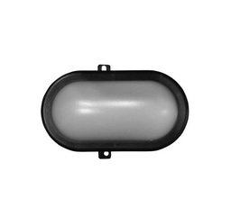 [21-0001011] DAB 21-0001011 APLICA OVAL NEAGRA PT LED 10W L.ALBA 230V IP54