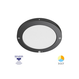 [BR-BP03-92081] SPOT NEGRU CU SENZOR PT/ST 20W 3in1 ROTUND IP20 BR-BP03-92081