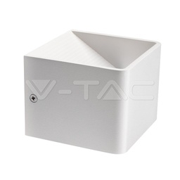 [7095 VT-758] SPOT PERETE 5W Bridglux ALB PATRAT 4000K 7095 VT-758