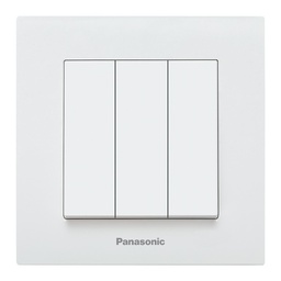 [P-KP3] SV INTR.TRIPLU ST IP20 KARRE PLUS PANASONIC ALB P-KP3