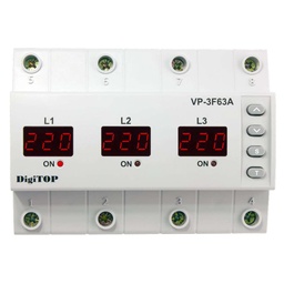 [V-PRO-3F63A] DIGITOP RELEU DE PROT 380V CONTACTOR INCLUS V-PRO-3F63A