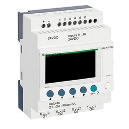 [SR2A101BD] SCH RELEU INTELIGENT ZELIO LOGIC, 10 I O, 24 Vcc