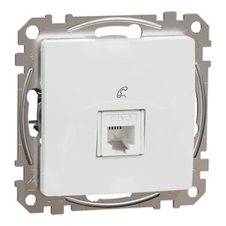 [SDD111491] SEDNA DESIGN PRIZA TELEFON RJ11 ALB SDD111491